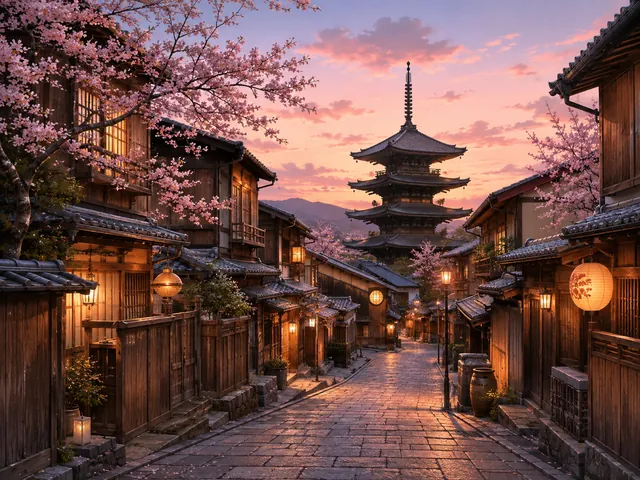 Kyoto Sakura Akşamı online puzzle