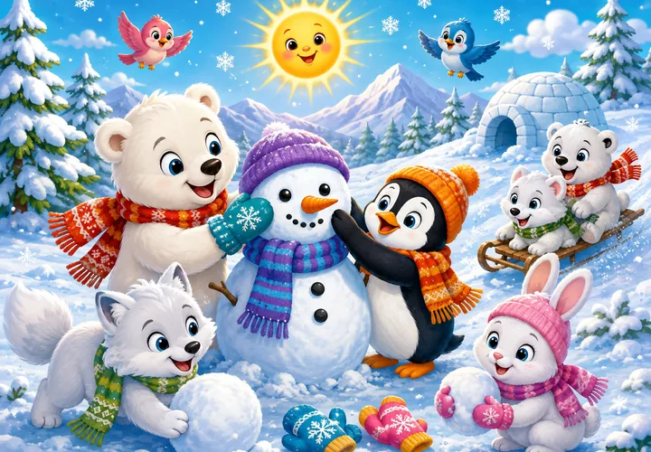 Kardan Adam Dostları online puzzle