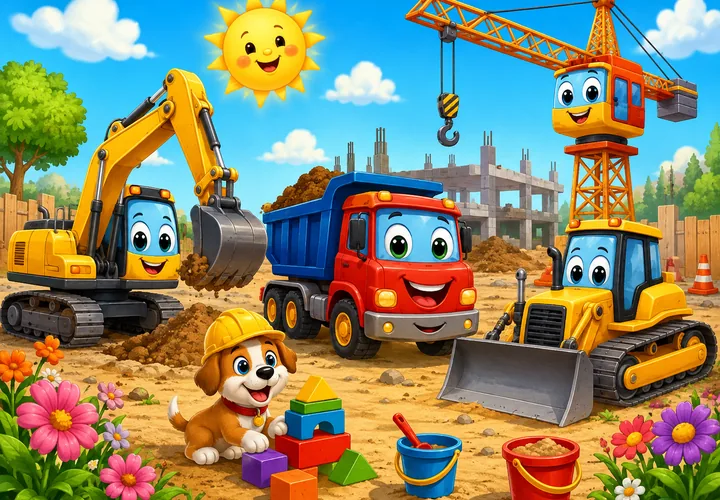 Neşeli İnşaat Ekibi online puzzle